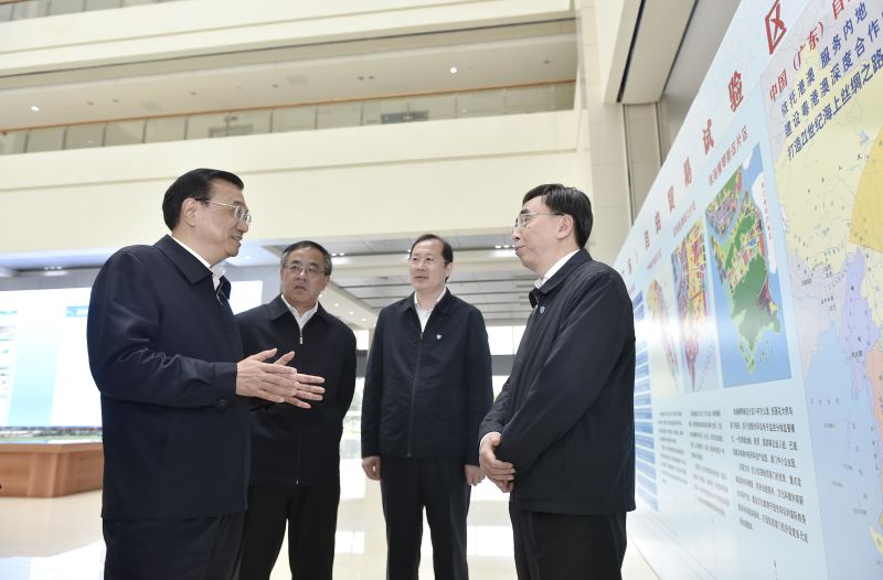 李克強寄望廣東自貿區爭創(chuàng  )審批“特區速度”
