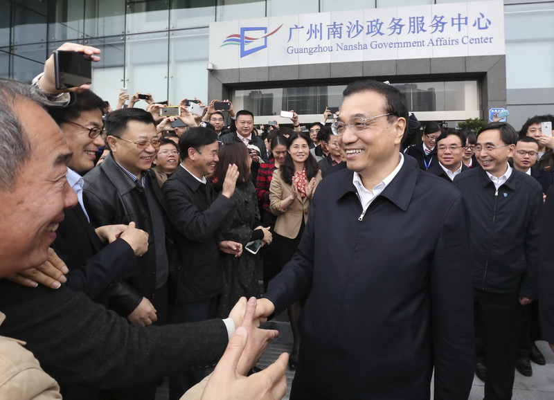 李克強寄望廣東自貿區爭創(chuàng  )審批“特區速度”