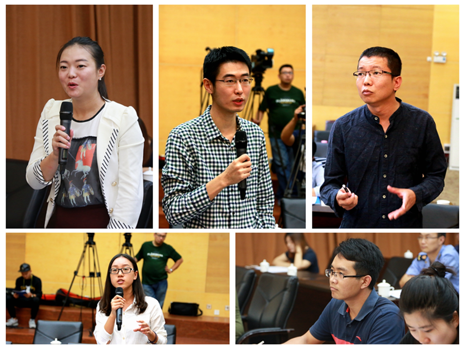 《人民日報》《河南日報》、河南電視臺新聞頻道、《大公報》、河南電視臺民生頻道等媒體記者現場(chǎng)提問(wèn)