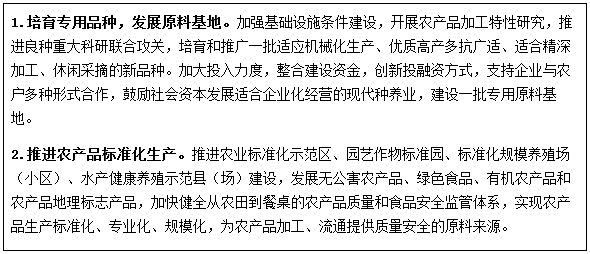  專(zhuān)欄1專(zhuān)用原料基地建設工程