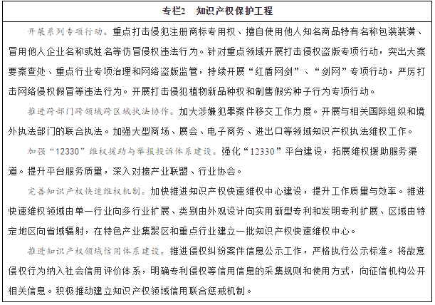 專(zhuān)欄2　知識產(chǎn)權保護工程