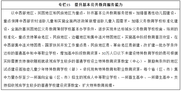 提升基本公共教育服務(wù)能力
